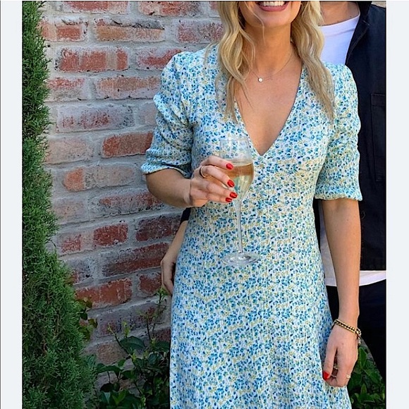 SALE💥NWT Anthro Faithful The Brand Midi Dress - Picture 9 of 15